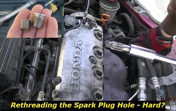 rethread spark plug holes